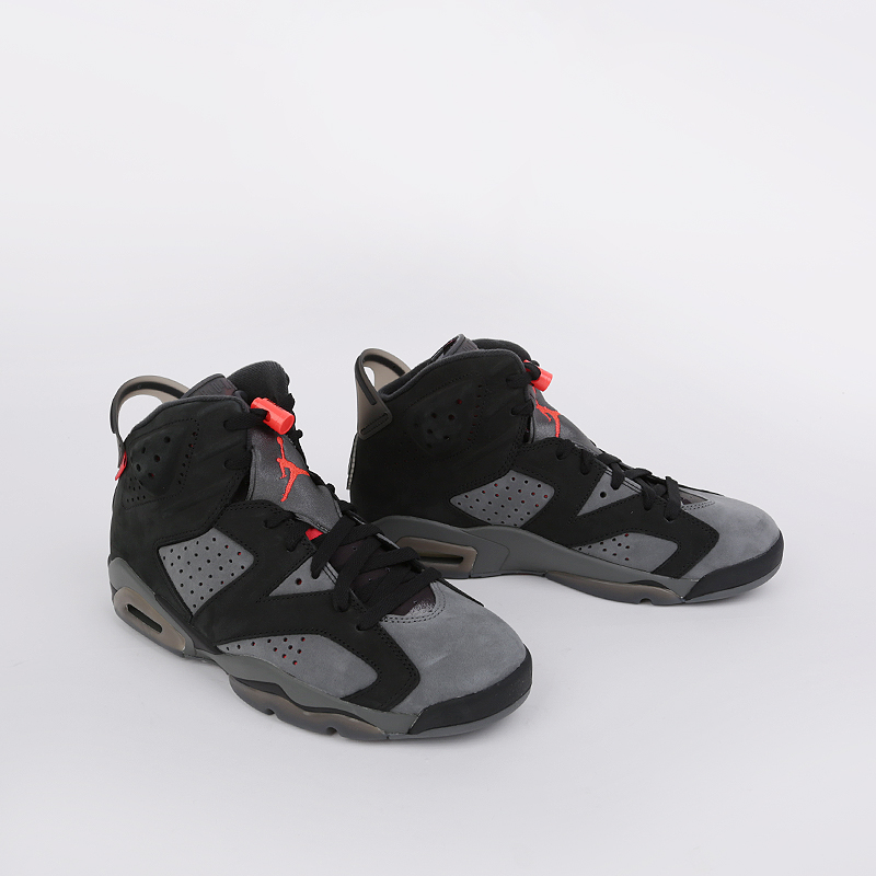 мужские черные кроссовки Jordan 6 Retro PSG CK1229-001 - цена, описание, фото 3